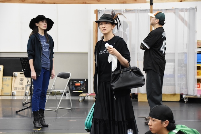 ミュージカル『バグダッド・カフェ』の稽古場の様子