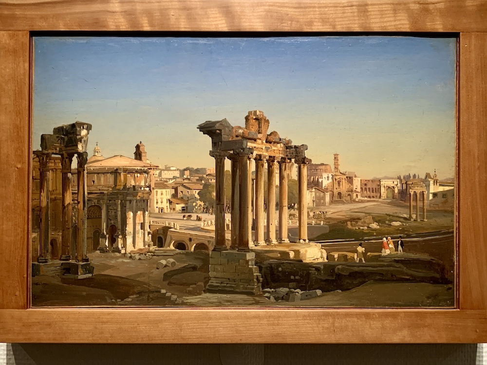 イッポリート・カッフィ《フォロ・ロマーノ》1841年、ローマ美術館蔵