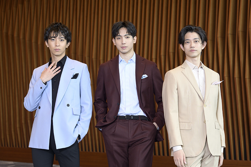 （左から）松島勇之介、有澤樟太郎、高橋健介
