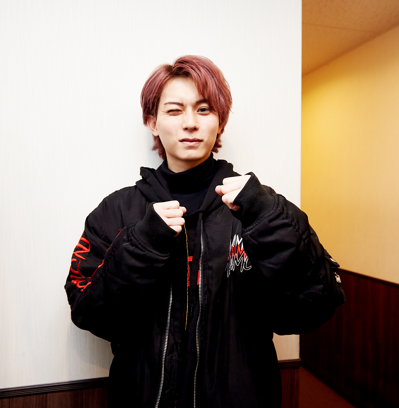 みっき〜（Next Stage）。試合終了後にも関わらず、真摯に対応してくれました