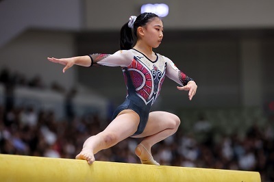 岸里奈選手 写真提供：日本体操協会