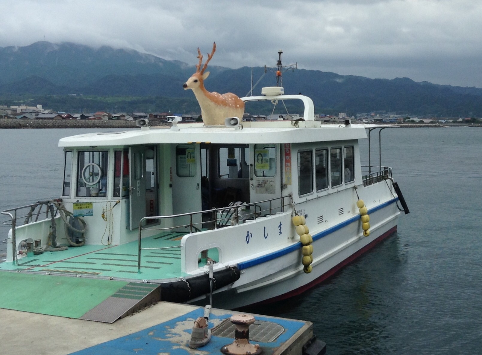 鹿島へ渡る船