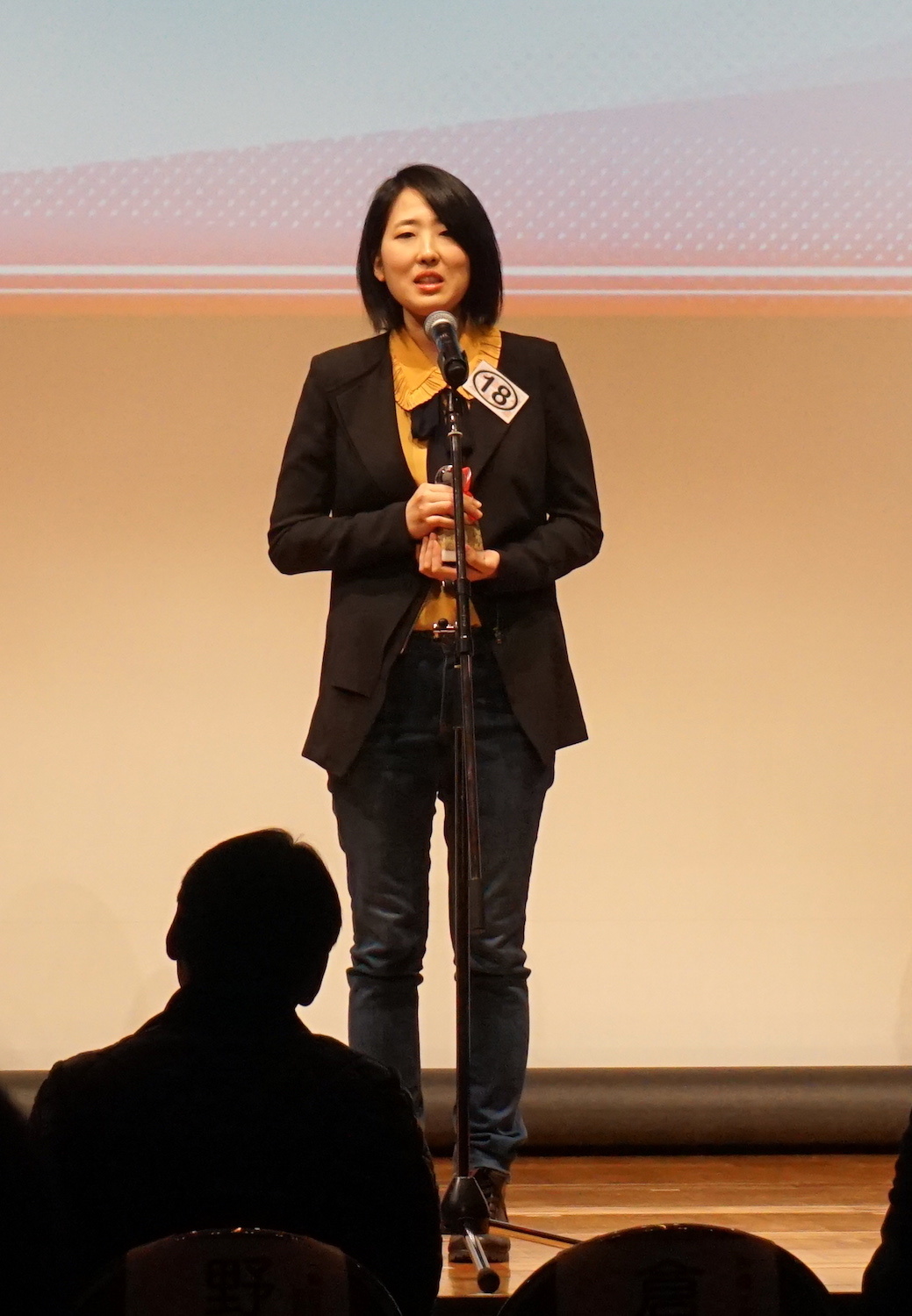 インターナショナルカテゴリーの入選者、李さん