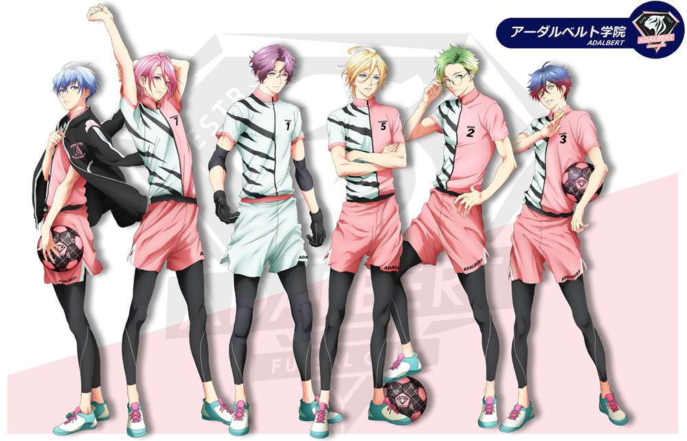 アーダルベルト学院選手イラスト (C)FUTSAL BOYS!!!!! ORIGINAL WORK
