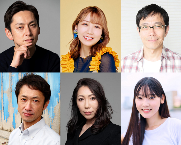 （上段左から）川久保拓司、夏川椎菜、宮地大介（下段左から）塩谷亮、高山のえみ、荻沼栄音