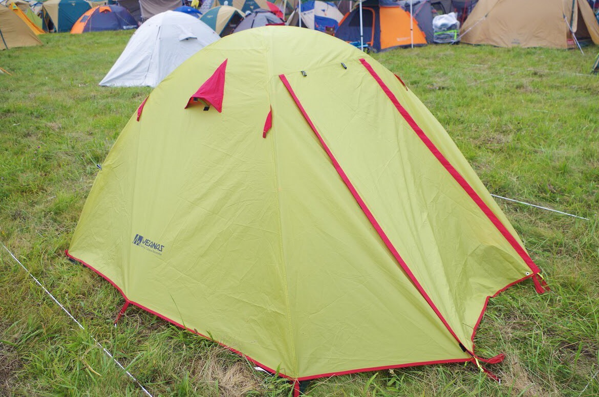 初キャンプ、初テント
