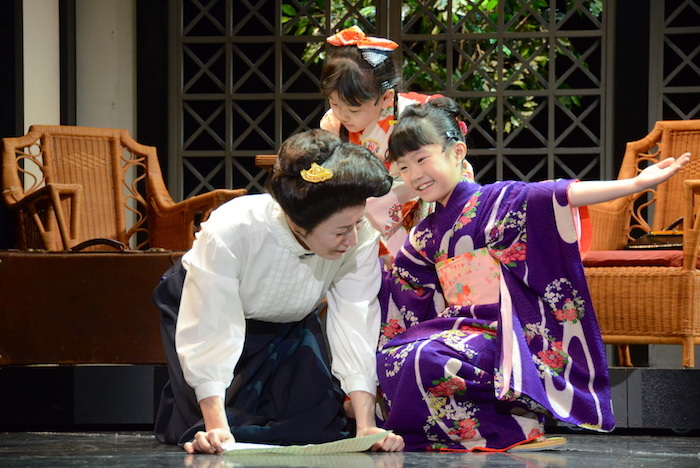 『土佐堀川 近代ニッポン―女性を花咲かせた女 広岡浅子の生涯』のゲネプロの様子