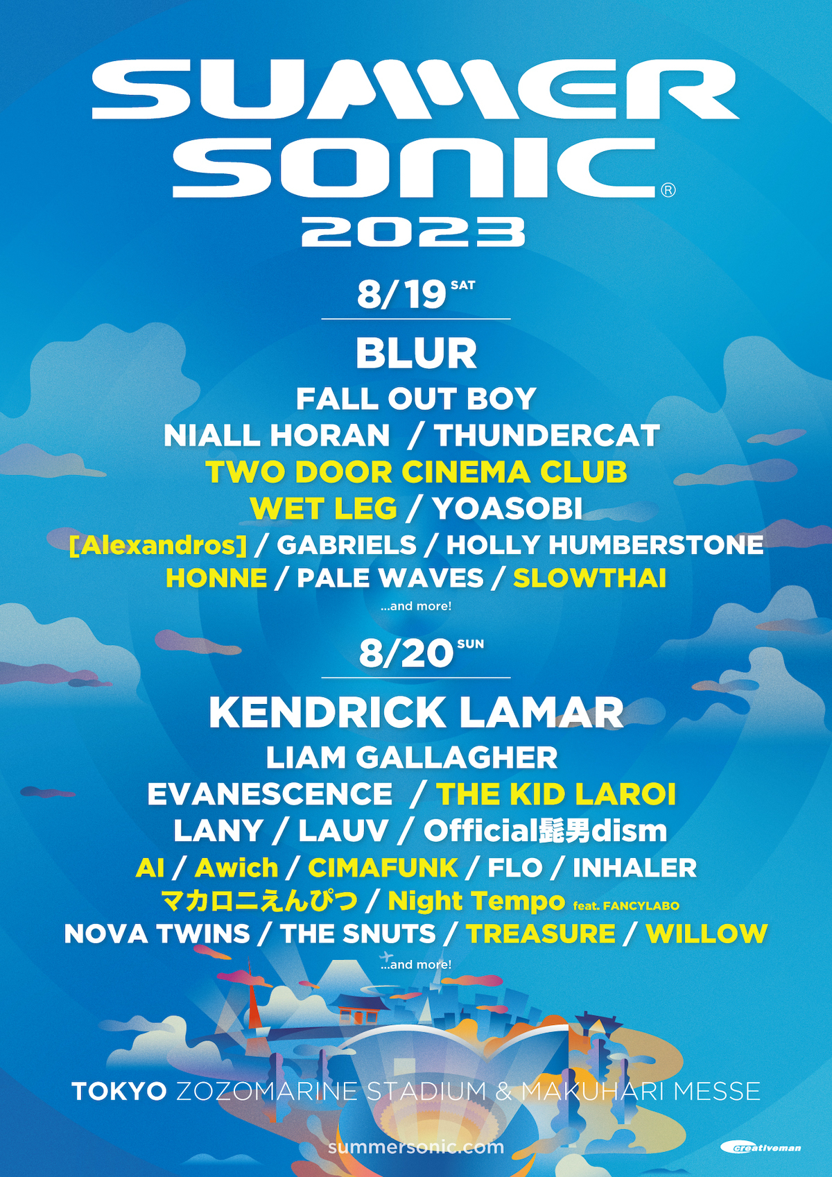 『SUMMER SONIC 2023』東京