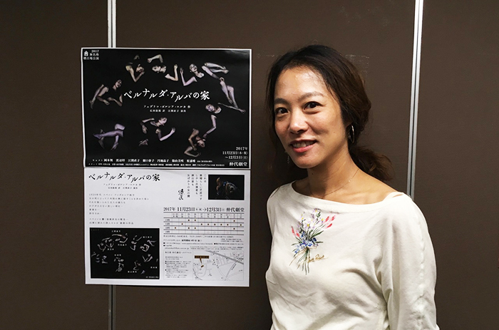 演出を手がける江間直子。