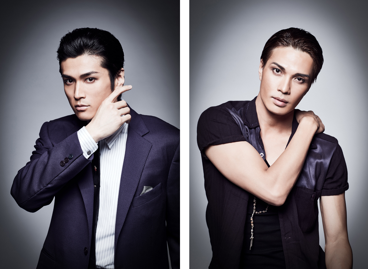 （左から）ベルナルド役 渡辺大輔、廣瀬友祐（Wキャスト）