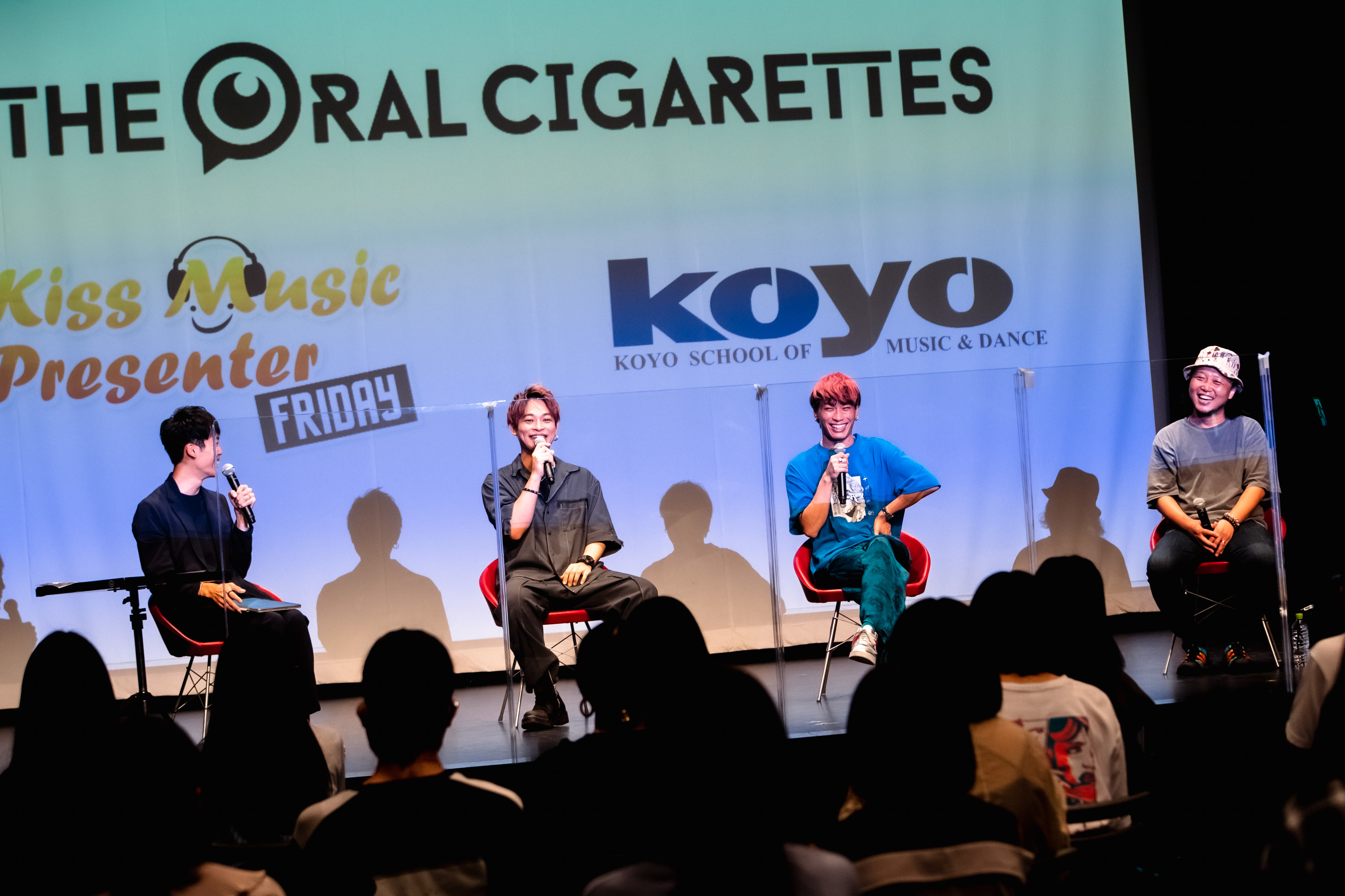 『Kiss Music Presenter FRIDAY』THE ORAL CIGARETTES 公開インタビュー収録
