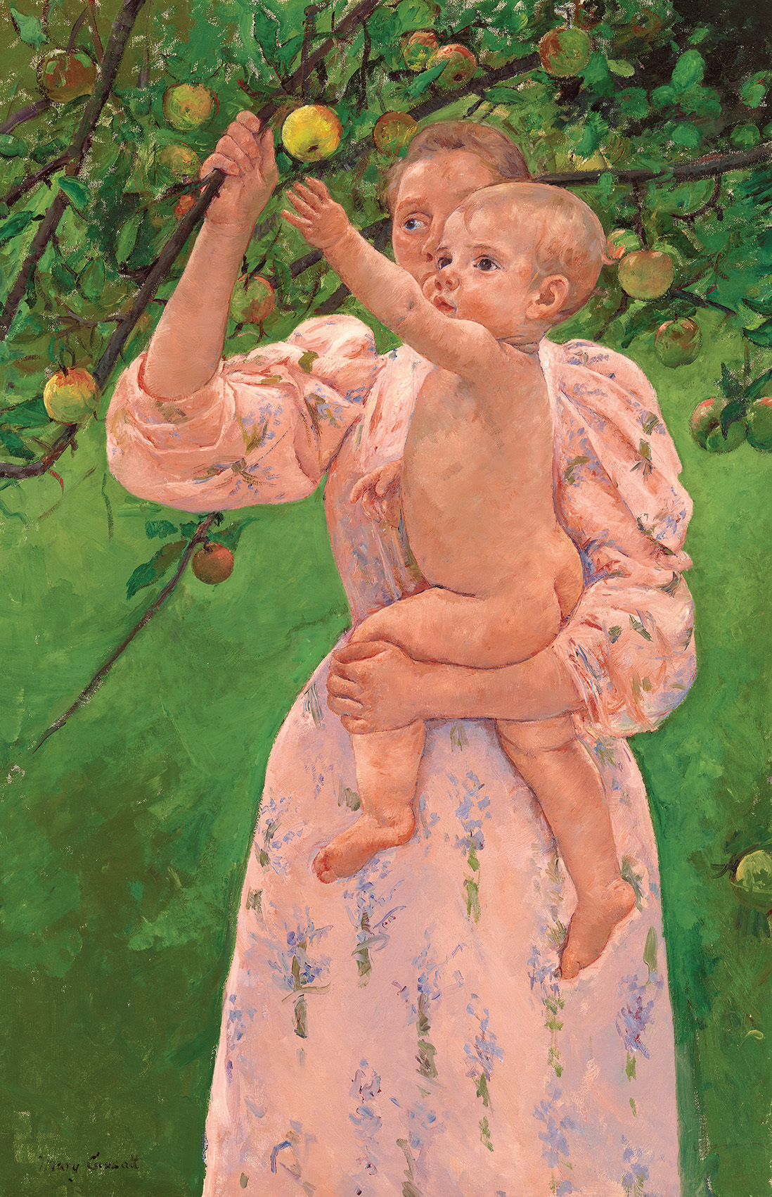 《果実をとろうとする子ども》1893年、油彩・カンヴァス、 ヴァージニア美術館蔵 Virginia Museum of Fine Arts, Richmond. Gift of Ivor and Anne Massey.