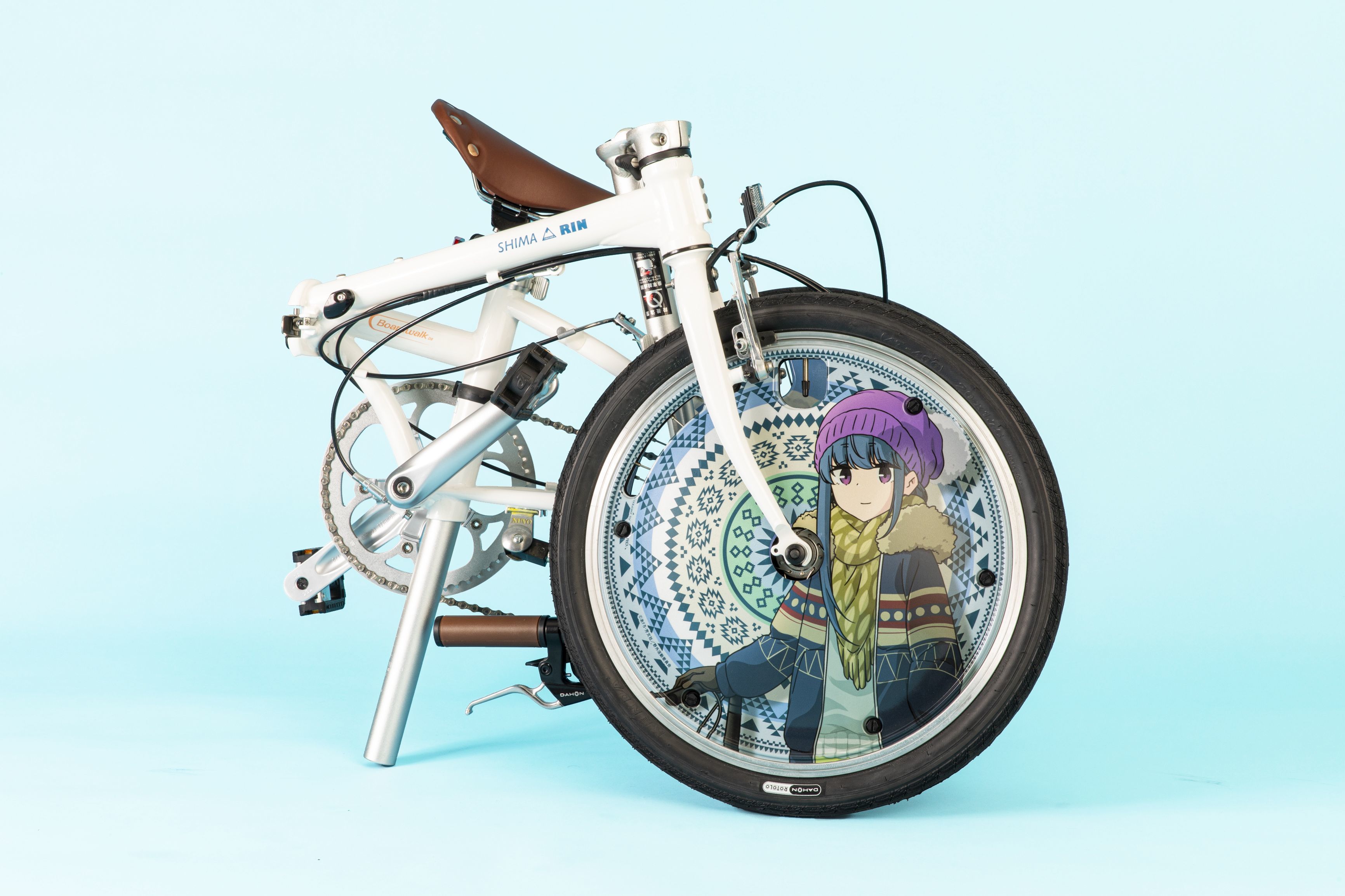 ゆるキャン△×ＤＡＨＯＮ自転車　志摩リンモデル (C)あfろ・芳文社／野外活動サークル