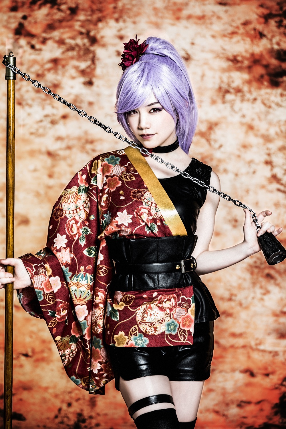⽥上真⾥奈（万華 役） (C) 霜⽉かいり・KADOKAWA / 2018 舞台「BRAVE10〜燭〜」製作委員会