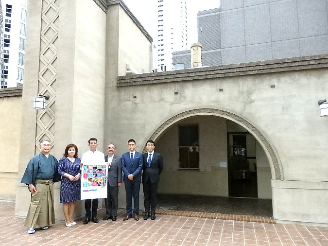 【船場アカデミー】会場の芝川ビル。界隈には装飾性に富んだ近代建築が多数現存する