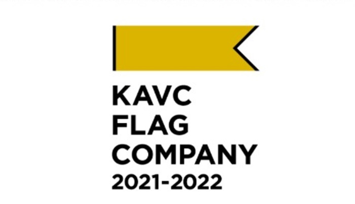 「KAVC FLAG COMPANY 2021-2022」ロゴ。