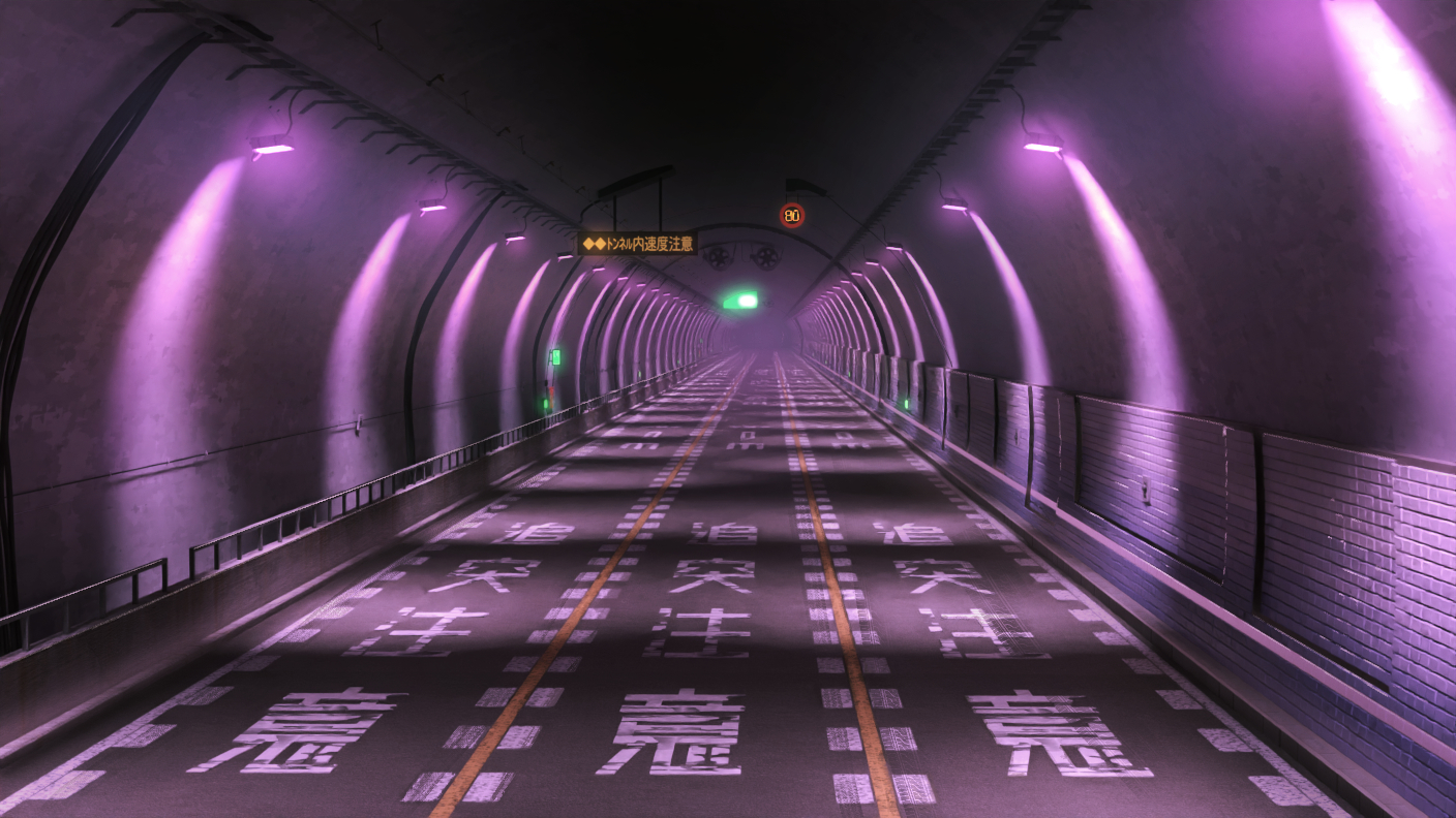 背景_トンネル (C)︎2022 安田現象/Xenotoon