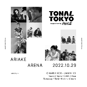 新都市型フェス『TONAL TOKYO』ヘッドライナーはCharli XCX　 Jamie xx、Years & Yearsらラインナップが発表