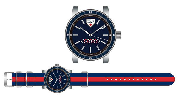 「腕時計付きシート」に付属するオリジナル腕時計　※デザインはイメージ