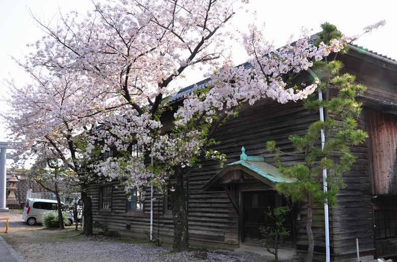 『高丘親王航海記』の稽古場となった［旧一津屋公会堂］。