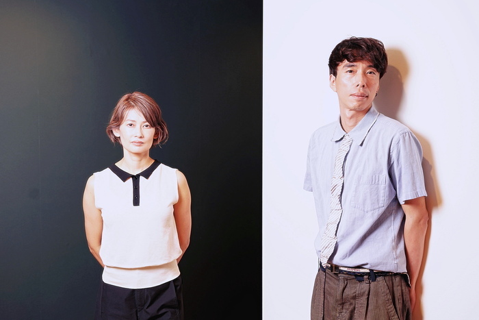 （左から）池上直子、イーガル　撮影：大洞博靖
