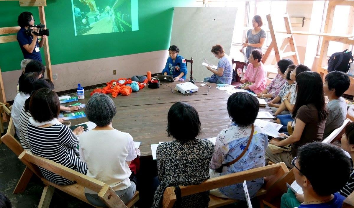 『KENPOKU ART 茨城県北芸術祭 2016』でのサポーター説明会の様子