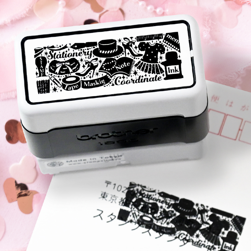 スタンプスタンダード「カバースタンプ（文具女子博限定柄）」2,530円