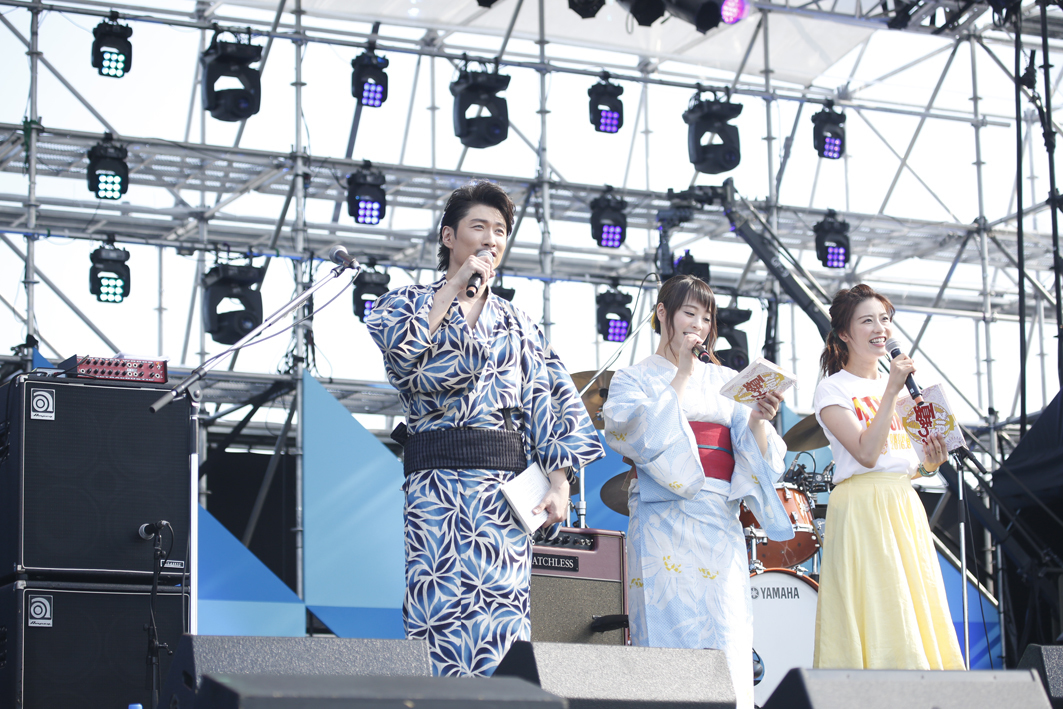 MAKIDAI、北乃きい、郡司恭子（日本テレビアナウンサー） PHOTO：山内洋枝