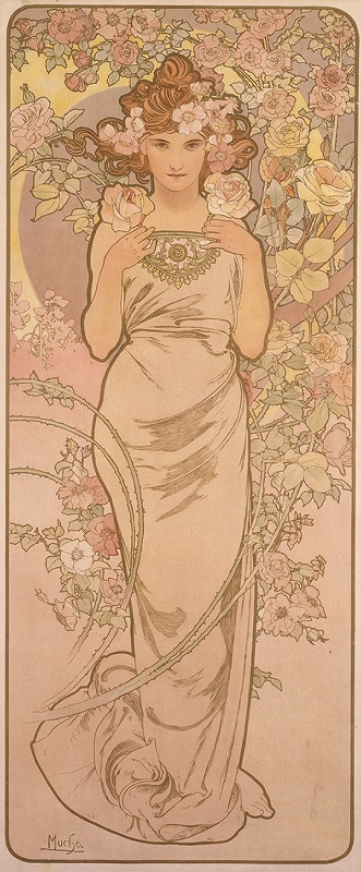 《四つの花「バラ」》 1897年 堺市