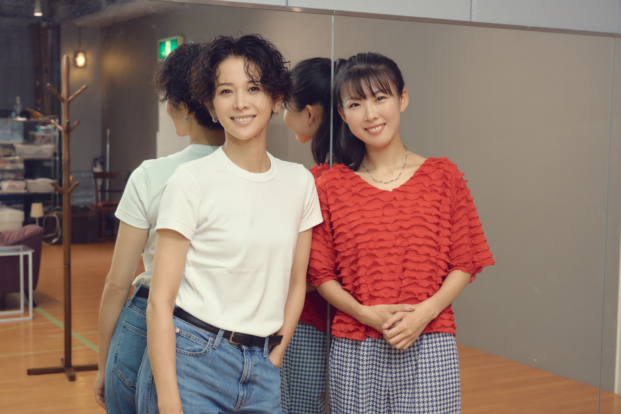 陽月華（左）と福田麻由子