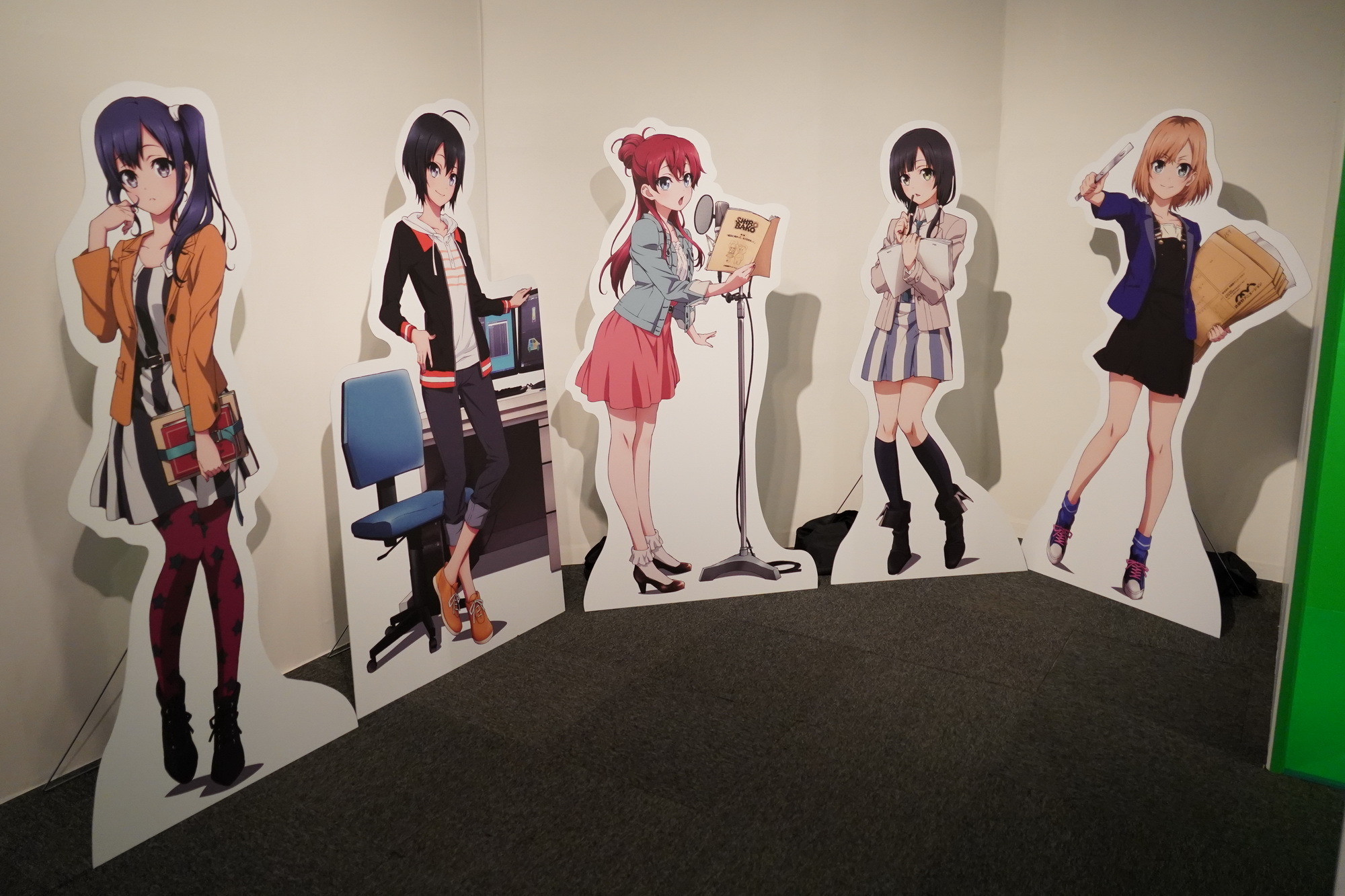 『SHIROBAKO展 ～SHIROBAKOで学ぶアニメのつくり方～』 PHOTO＝斉藤直樹　(C)「SHIROBAKO」製作委員会 (C)劇場版「SHIROBAKO」製作委員会