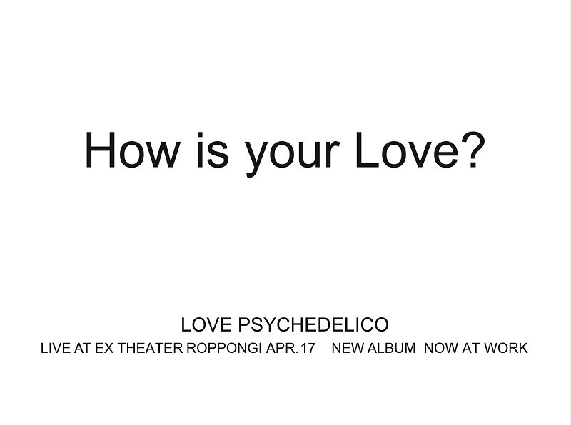 LOVE PSYCHEDELICO