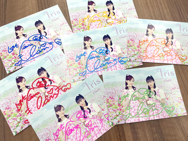 ◉ClariS 直筆サイン 色紙 LIVE グッズ カレン クララ クラリス 2025年最新】claris サインの人気アイテム - メルカリ
