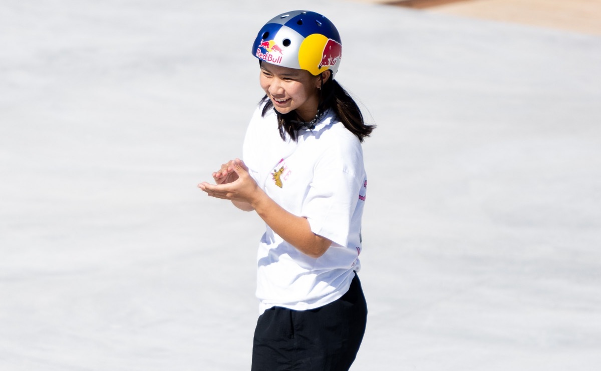 世界ランキング3位の織田夢海 ©︎Jake Darwen/World Skate