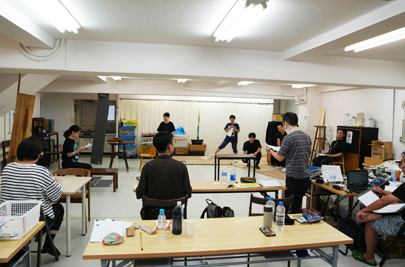 宝石のエメラルド座 稽古場