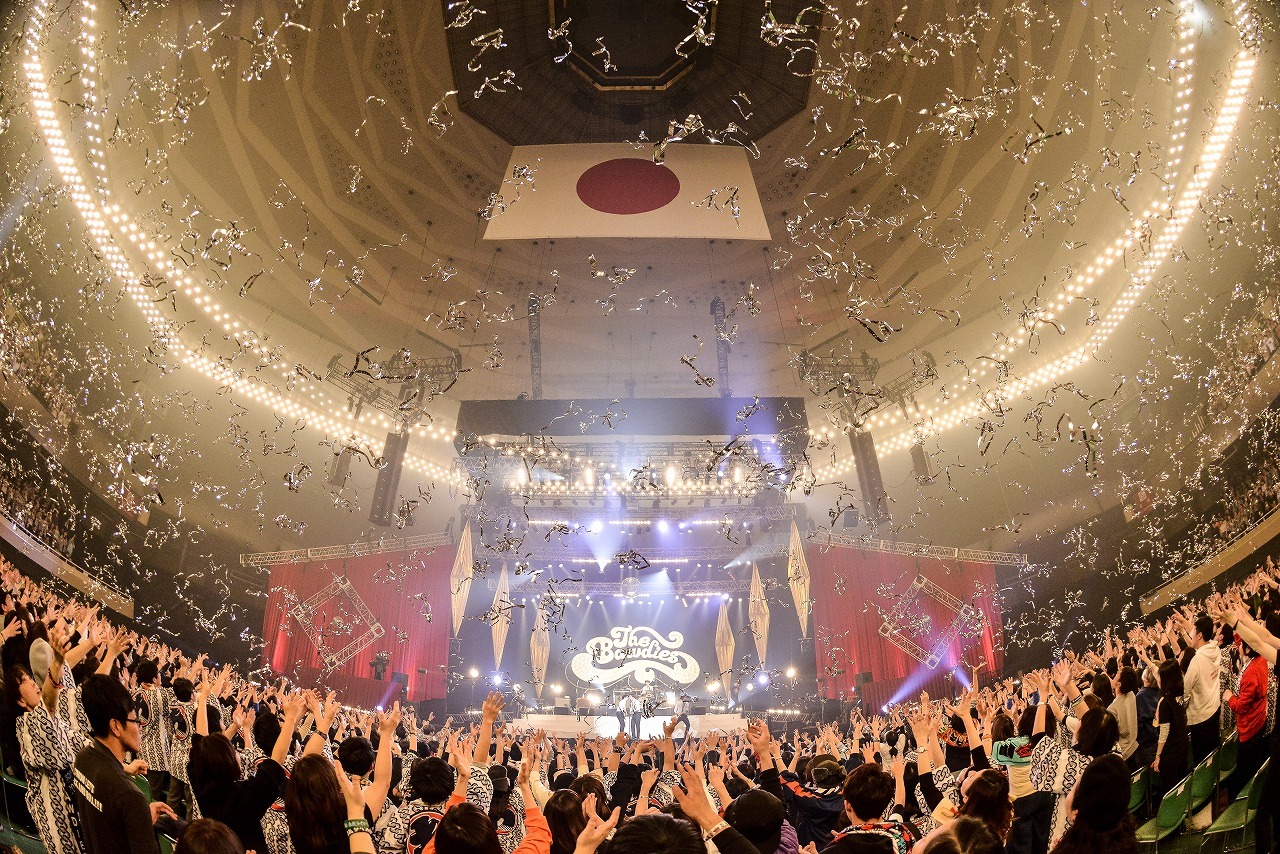 THE BAWDIES 2019.1.17 日本武道館 撮影＝橋本 塁(SOUND SHOOTER)