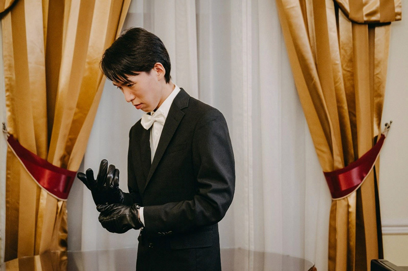 本番前の島田隼(C)Krzysztof Szlęzak/NIFC