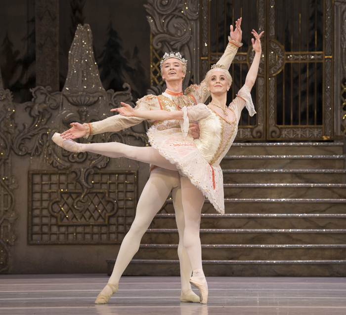 The Nutcracker. Vadim Mutagirov as The Prince and Marianela Nuñez as The Sugar Plum Fairy. 