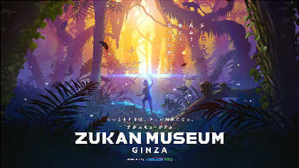 図鑑の世界に入り込む、新感覚の体験型デジタルミュージアム『ZUKAN MUSEUM GINZA』今夏オープン