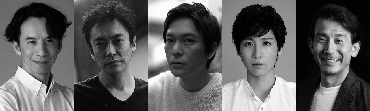 （左から）今井朋彦、加藤虎ノ介、川口 覚、池岡亮介、小林 隆