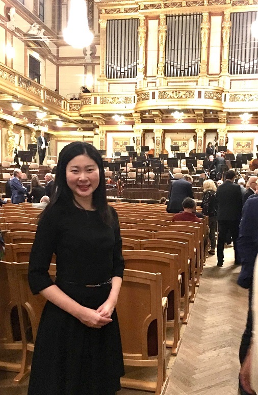 「ウィーン留学中、楽友協会ホールではたくさんのオーケストラを聴きました」
