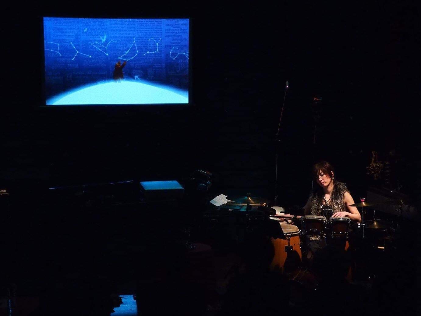 文学作品からインスピレーションを得て パーカッショニスト はたけやま裕の音楽と画家 蒲原元のアニメーションが観客の無限の想像力を刺激する 音語りの色 Spice エンタメ特化型情報メディア スパイス