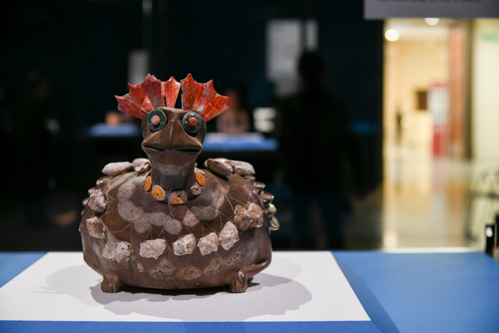 《鳥形土器》　テオティワカン文明　250〜550年　メキシコ国立人類学博物館