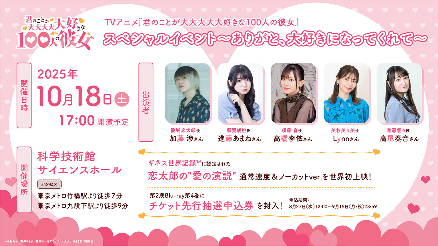 (C)中村力斗・野澤ゆき子／集英社・君のことが大大大大大好きな製作委員会