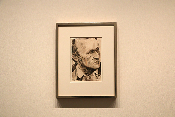 "Richard Wagner" 紙に色鉛筆、パステル 21.9 x 15.2 cm 2010 Private Collection, New York