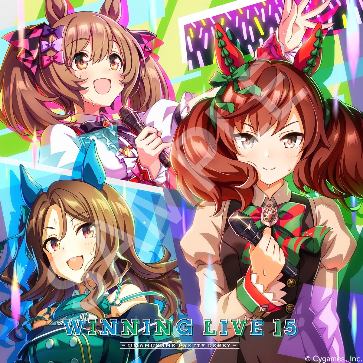 『ウマ娘 プリティーダービー』WINNING LIVE 15 ジャケット (C) Cygames, Inc.