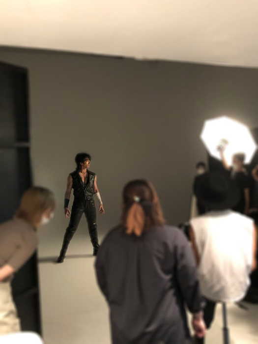 大貫勇輔　ビジュアル撮影の様子