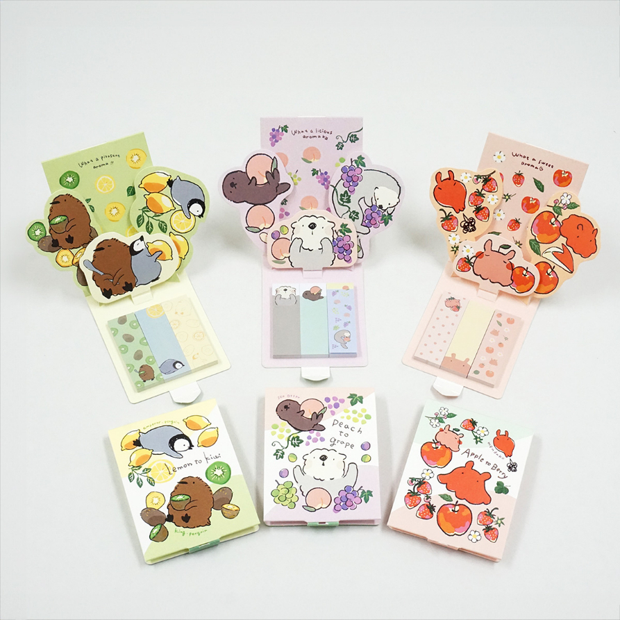 紙季彩々-shikisaisai-「PoppyPadミニ～海のいきものたち～」660円（税込）