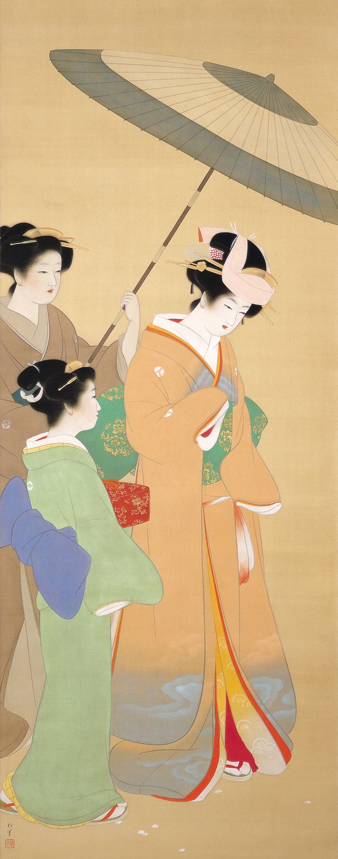 上村松園 「春」1938年　田渕ホールディングス株式会社 【通期展示】