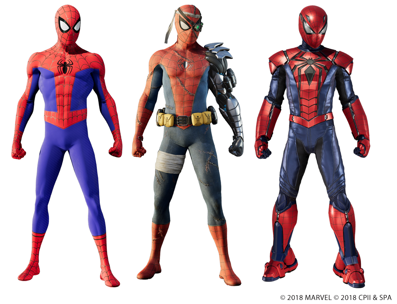 『Marvel’s Spider-Man 白銀の系譜』で入手できる3種類のスパイダースーツ